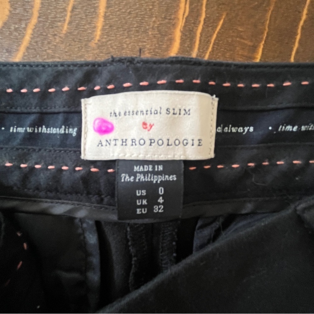 Anthropologie Black Slim Pants - Picture 3 of 7